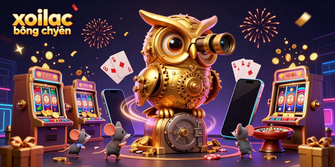 Xoilac bóng chuyền casino experience with 3D characters, vibrant colors, and dynamic gaming elements.