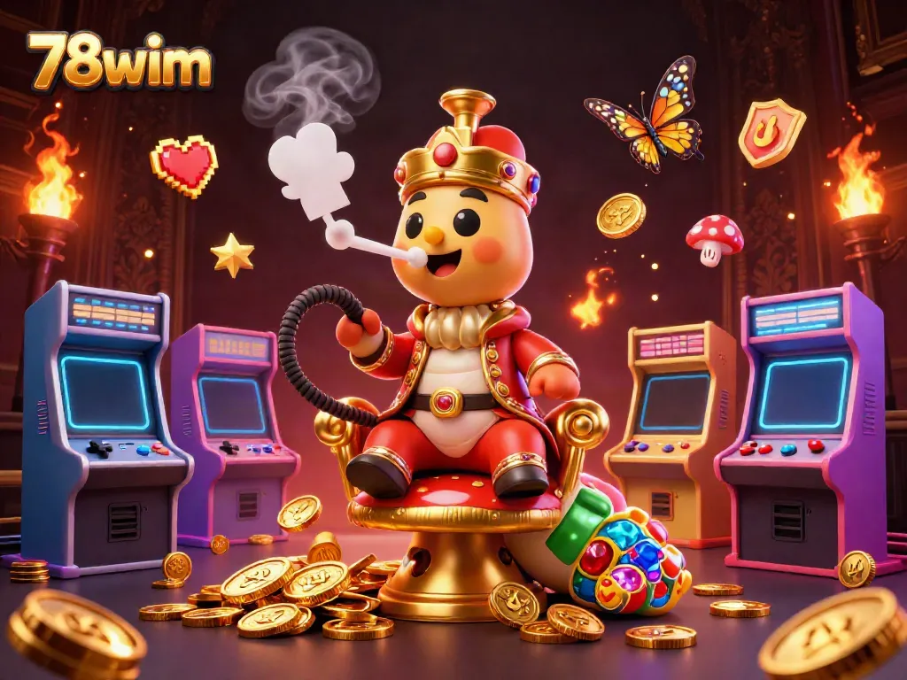 Experience the excitement of 78wim with vibrant casino scenes and unique gaming elements.
