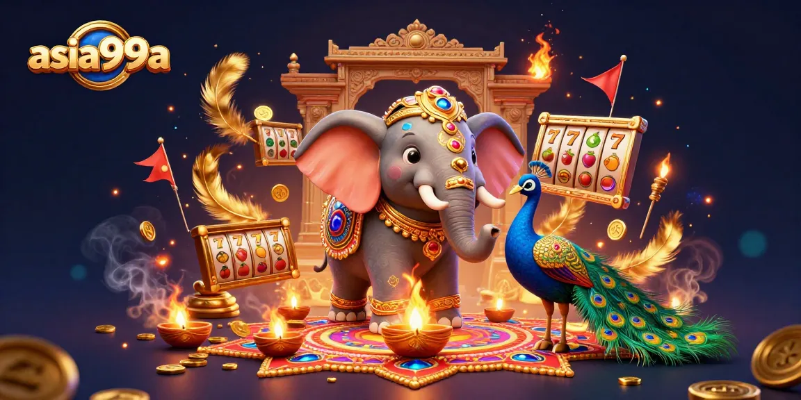 Experience thrilling gameplay at asia99a with vibrant visuals of a colorful casino scene.