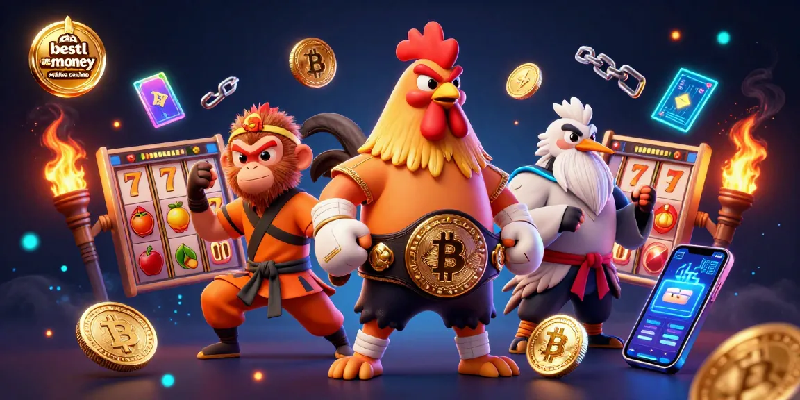 Engage in thrilling gaming at the best real money online casino in Australia with vibrant characters and symbols.