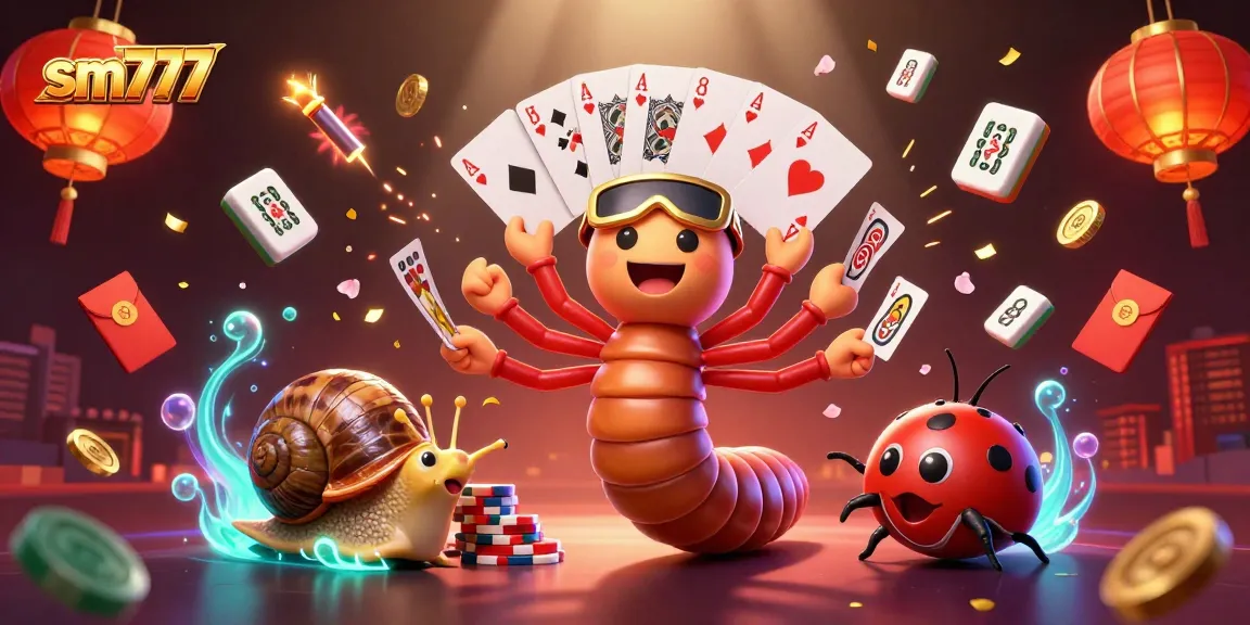 Experience exciting games at sm777 with a lively 3D cartoon casino dealer in action.
