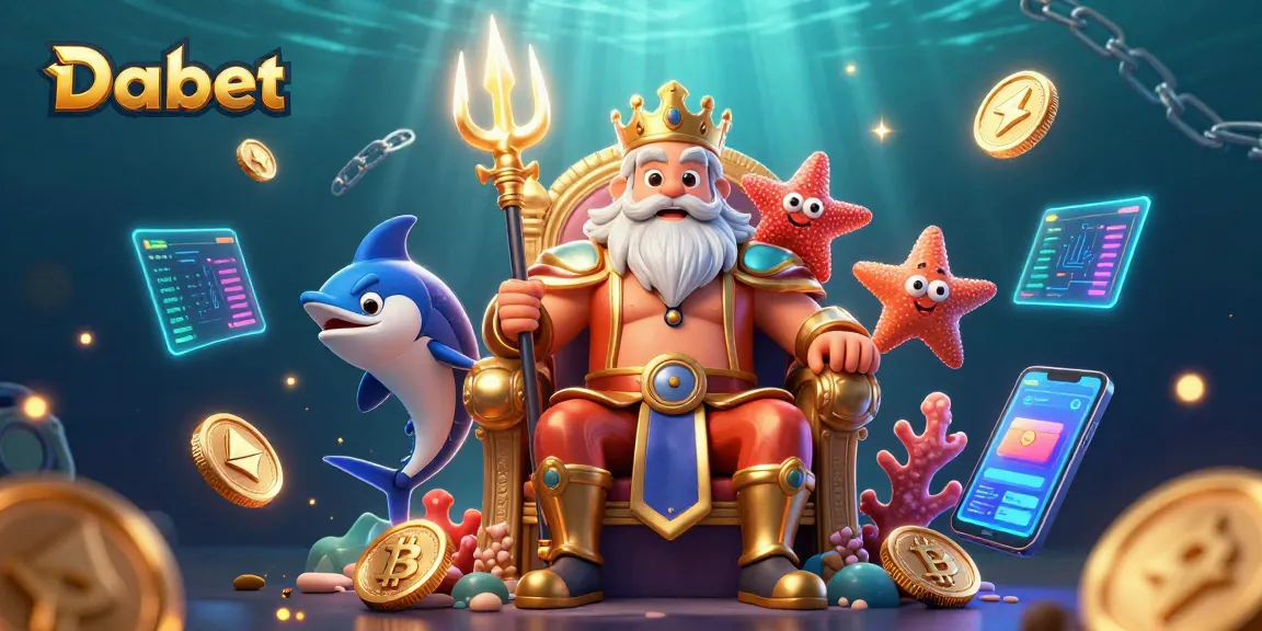 Dabet inspires excitement in the online gambling world with a vibrant casino-themed illustration.