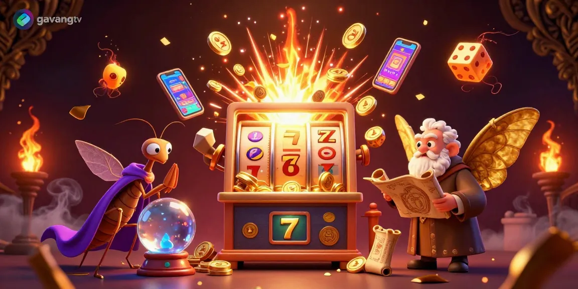 Experience the excitement of gambling with gavangtv's slot machine showcase, featuring vibrant action and rich visuals.