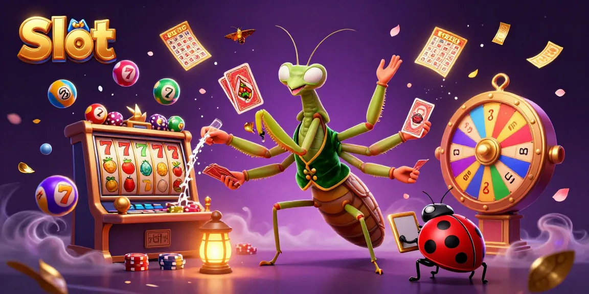 Slot menghidupkan suasana kasino dengan makhluk kartun yang dinamis dan elemen permainan menarik.