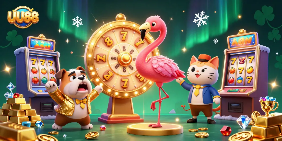 Spin the prize wheel with UU88 and win big at this exciting game show-themed casino!