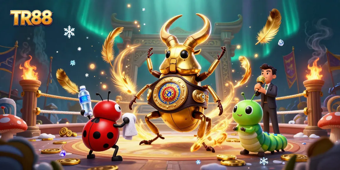 Elevate your TR88 gambling experience with thrilling action in this dynamic boxing-themed casino scene.