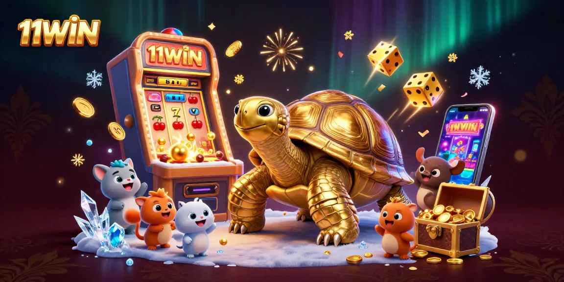 Engage with 11WIN's colorful slot adventure featuring dynamic scenes and vibrant casino elements.