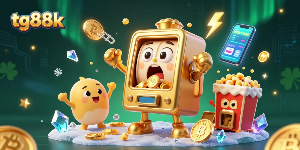 Experience the thrill of tg88k winning with a joyful slot machine celebrating its jackpot.