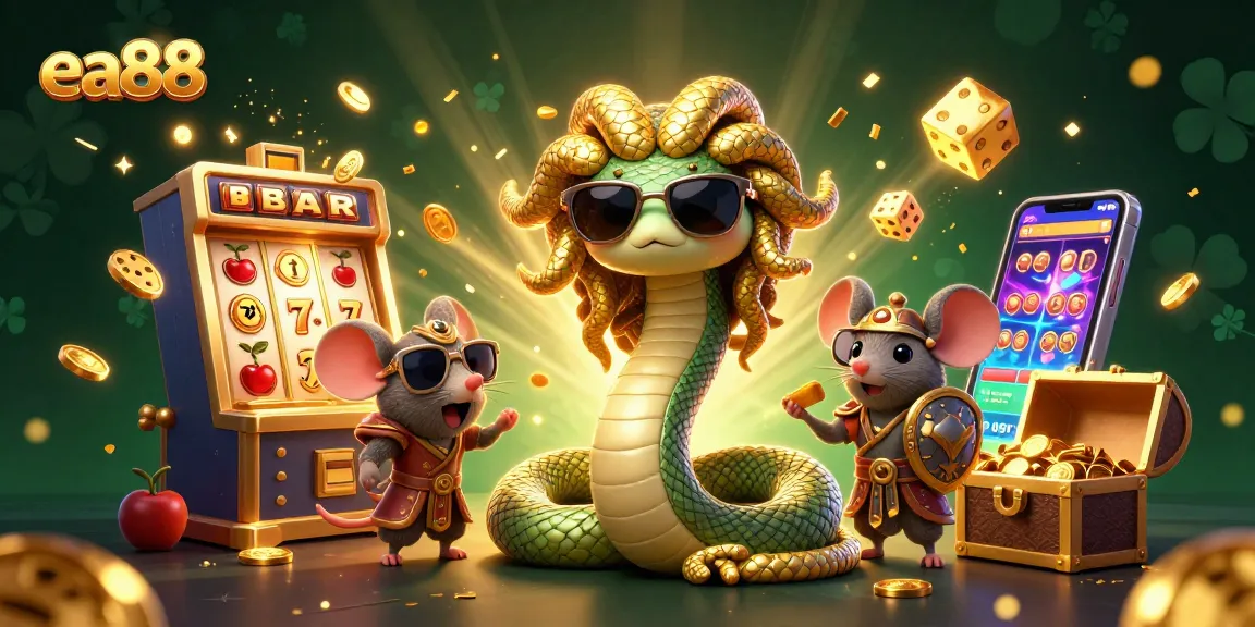 Play exciting games and win big at ea88, featuring vibrant characters in a captivating casino scene.